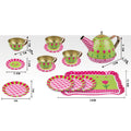 Tinplate tea set [portable gift box] 966-b5