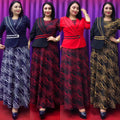 Fashion  elegantwork clothing two-piece set clothing cross-border african women's plus size outweardress