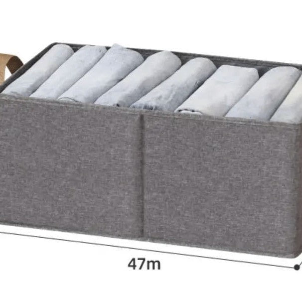 Organize storage box Uncovered foldable cation storage box Wardrobe Home clothes pants Portable storage box