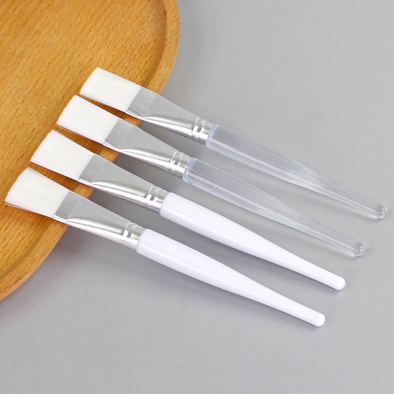 Makeup & beauty brush - crystal handle mask brush - solid transparent handle - mask mixing brush - diy soft bristle brush - mud mask application brush