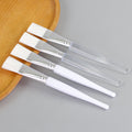 Makeup & beauty brush - crystal handle mask brush - solid transparent handle - mask mixing brush - diy soft bristle brush - mud mask application brush