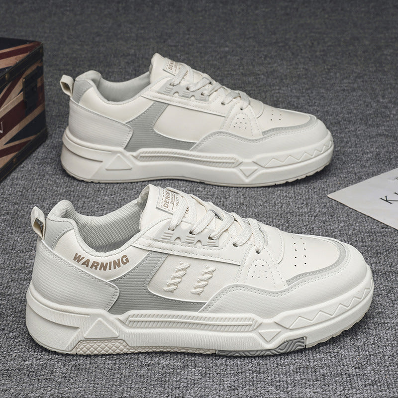 Niche style original men's shoes 2025new arrivalspringeasiest for matchthick solewhite sneakerscasual white shoes german training sports trendy shoes