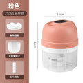 Garlic masher for homesmall electric garlic masher kitchen wireless meat grinder infant portable food supplement food processor