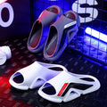 2023new arrival slippers for men summeroutwearthick sole step on shit one-line slippers beach trendyinscasual men's slippers
