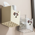 Bathroom toothbrush toothpaste comb storage rack - no drilling required - sink countertop washbasin toilet waste towel storage box