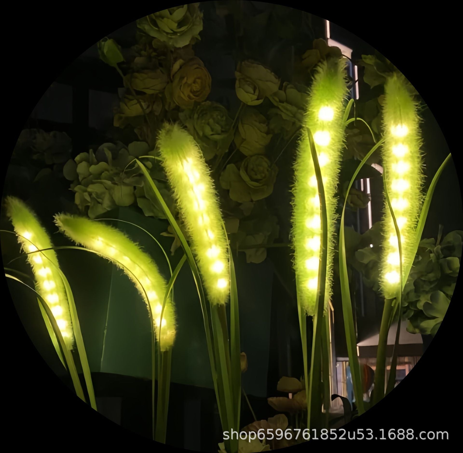 Solar light Outdoor garden light Automatic light in the dark Solar butterfly Firefly rose floor insert night light