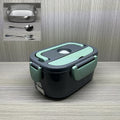 Car-mounted household electric lunch box 304 stainless steel heated lunch box dual voltage thermal insulation handy gadget for bringing meals to work