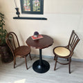 Vintage solid wood chair dining chair home dining table and chair set french cafe restaurant furniture customized cafe style
