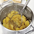 Kitchen masher stainless steel potato masher baby food supplement manual fruit crusher
