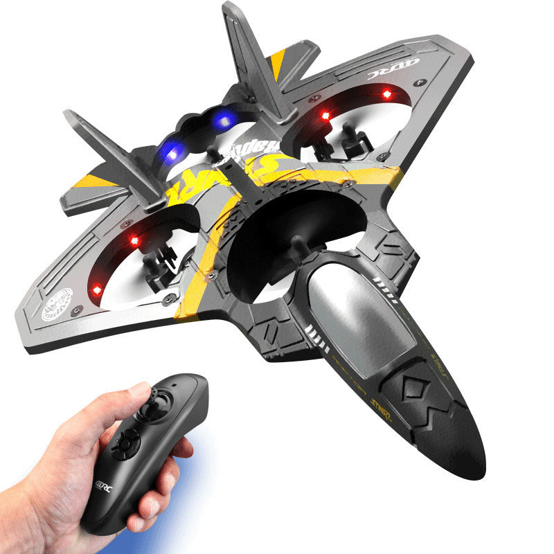 v18 remote control stunt foam fighter gravity sensing kids' quadcopter drone toy for boys