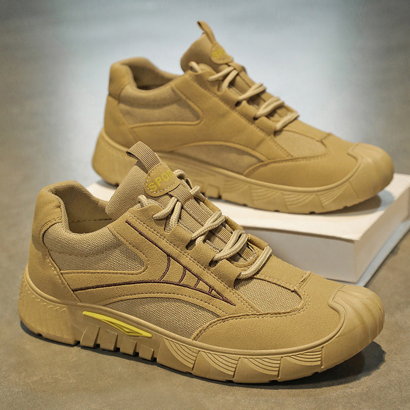 Men's winter work safety shoes: new breathable, anti-slip, wear-resistant athletic work shoes for construction, labor, and hiking