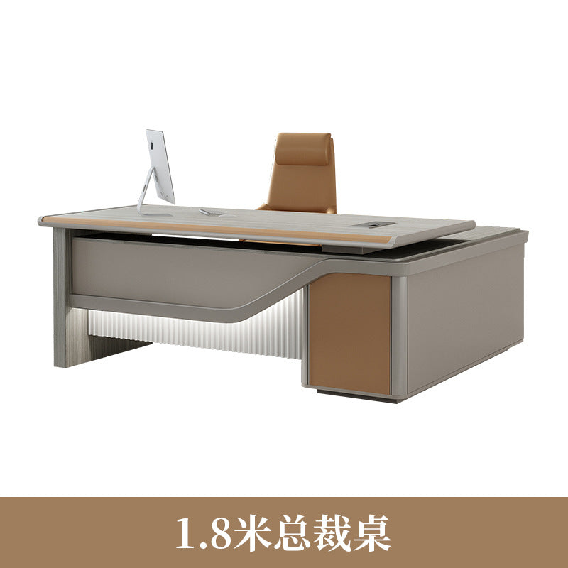 Boss Desk Small Executive Desk President Desk Single Computer Desk Boss Desk Manager Office Desk and Chair Combination