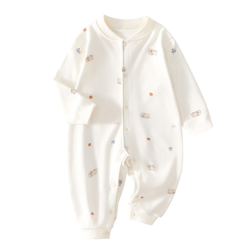 Babylon one-piece newborn pure cotton long sleeves pajamas spring & fall clothes newborn baby autumn haha rompers baby clothes
