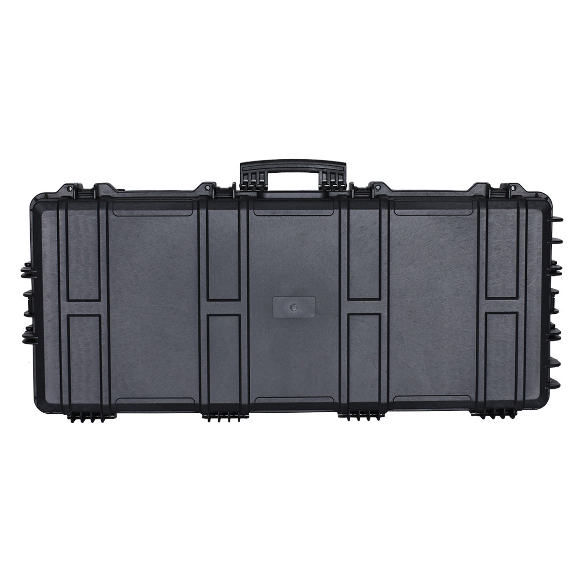 Roof protection box Long plastic portable tool box Fishing rod storage box Large equipment Instrument box with wheels can be towed