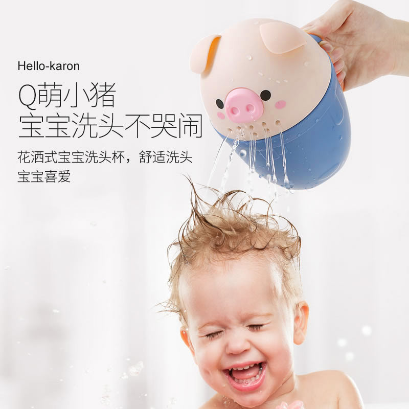 Baby shampoo cup baby bath shower water scoop bath spoon shampoo cup kids thickened bath shower water scoop wholesale