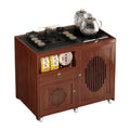 Mobile tea table for home small tea table water kettle all-in-one tea cabinet tea cart kung fu tea set suit new chinoiserie coffee table