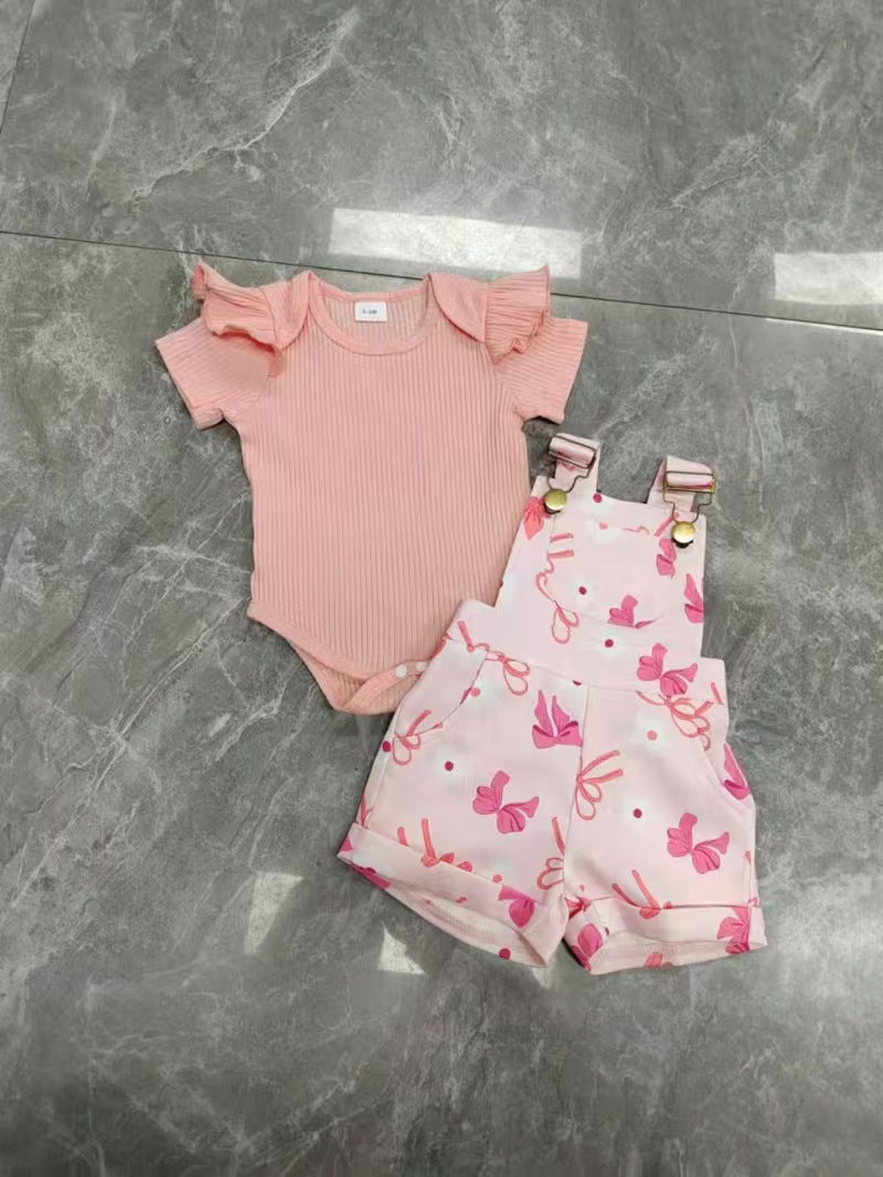 Children's clothing  cross-border fashionsummer children's clothing multi-color short-sleeved khaki + full printed picture