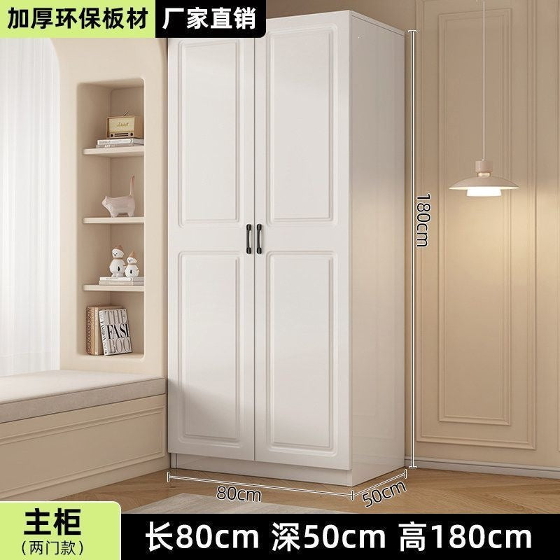 Wardrobe for home bedroom simple kids cabinet rental house small apartment wardrobe with drawers anti-mildew