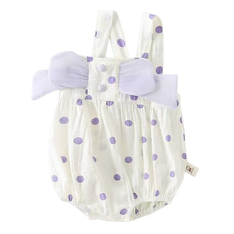 New arrivalcute style baby sling summer floral small flower bag butt clothes cute k-style super cute baby girl crawling clothes