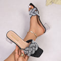 French braided pearl high-heeled sandals for women, transparent heels, outer wear slippers, cross-border women's shoes, one-piece drop shipping and wholesale collection