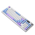 Sangee three giants k18pro wired keyboard with screen, mechanical feel, gaming and office rgb light effect, 98 keys, universal