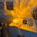 Amazon ripple light rgb ambient light night light flame table lamp ambientlighting rechargeable
