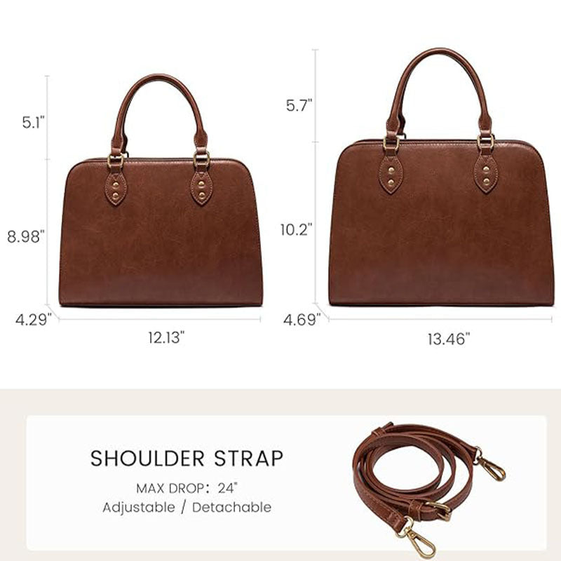 Bag Women's Fashion Commuter Handbag Women's Cowhide Shoulder Bag Oblique Span Bag Birthday Gift for Girlfriend to Wife