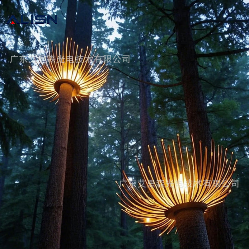 Factory direct sales outdoor waterproof landscape sketch lights decorative hanging tree lights cultural tourism lights Internet celebrity lighting devices wholesale