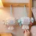 Inssweet candy tissue box can be hung on dining tissue storage bag car fabric high-looking living room hanging bag