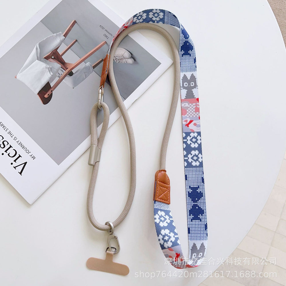 New crossbody lanyard: wide strap camera & phone chain - premium design, wearable, adjustable phone strap, outdoor anti-loss cord