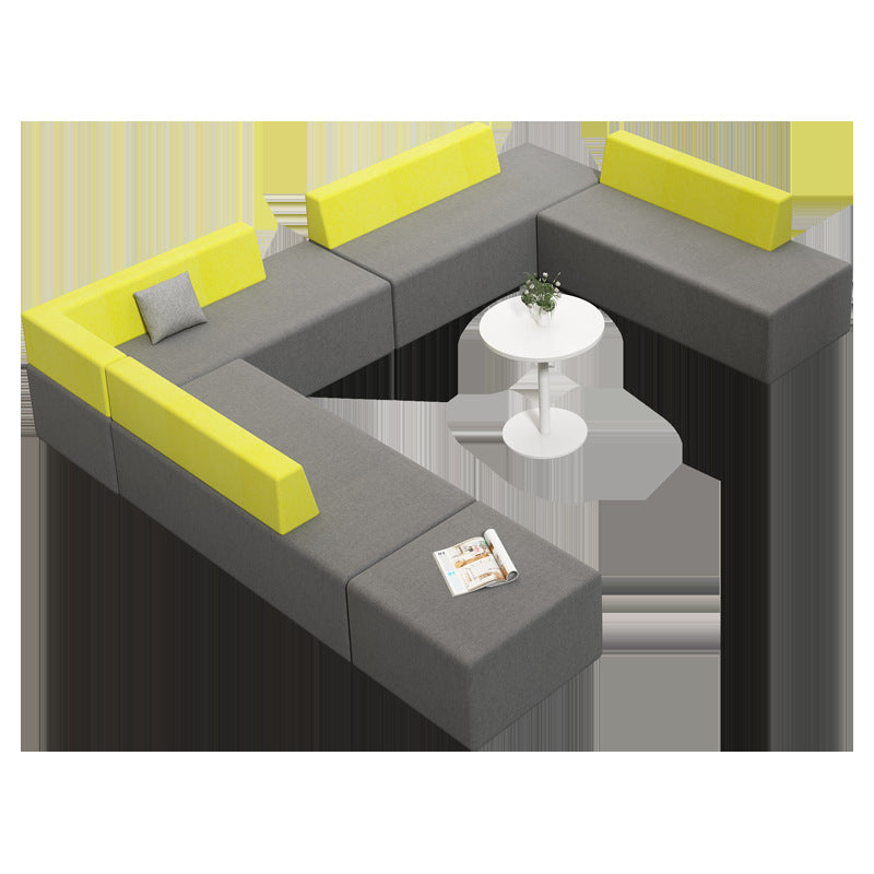 Office sofa irregular shape training institution patchwork sofa reception rest area business reception casual sofa sf-02