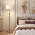 Five-sphere floor lamp - nordic retro pleated living room sofa decorative ambient light - minimalist eye-caring bedroom bedside lamp