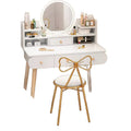 Modern minimalist vanity table - bedroom, small apartment, master bedroom - new light luxury style, trendy storage cabinet, all-in-one desk, makeup table