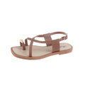 hot-selling new style toe sandals and slippers for women, summer outer wear, popular flat-bottomed roman sandals, one-piece clip-toe women's shoes