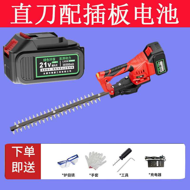 Rechargeable Electric Hedge Trimmer Landscaping Hedge Trimmer Single Hand Hedge Trimmer Lightweight Backpack Lithium Battery