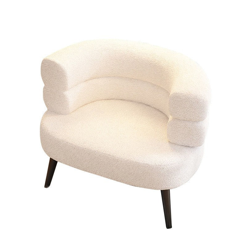 Lazy sofa chair popularbobo cashmere bedroom makeup chair casual modern living room single sofa dressing chair