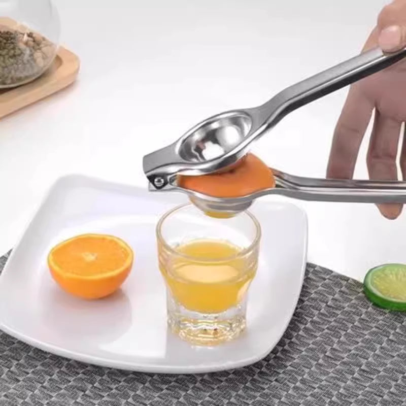 Stainless steel manual juicer - the ultimate lemon squeezer! home use hand press orange clip - mini hand press juicing tool