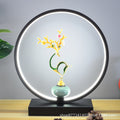Creative ornament table lamp - bedroom bedside lamp - remote & touch control - deer design - round - wedding decoration - smart gift - tea table lamp
