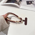 Colorful braided rope mobile phone creative short lanyard wrist nylon accessories satchel twist hanging ornaments cartoon finger ring