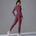 New solid color double-sided brushed high-stretch high-waisted tight butt-lifting workout yoga set running fitness set for women