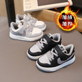 Shadow gray kids' sneakers - autumn/winter  new collection - versatile mid-top sneakers for boys and girls (lightly padded)