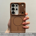 Suitable for samsung s26ultra frosted magnetic phone case that instantly transforms into 17 high-end s25 skin-feel anti-fall protective case