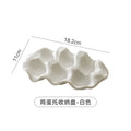 Instagrammable creative photography ceramic props egg tray - trending online style display plate - jewelry storage - high-value tray