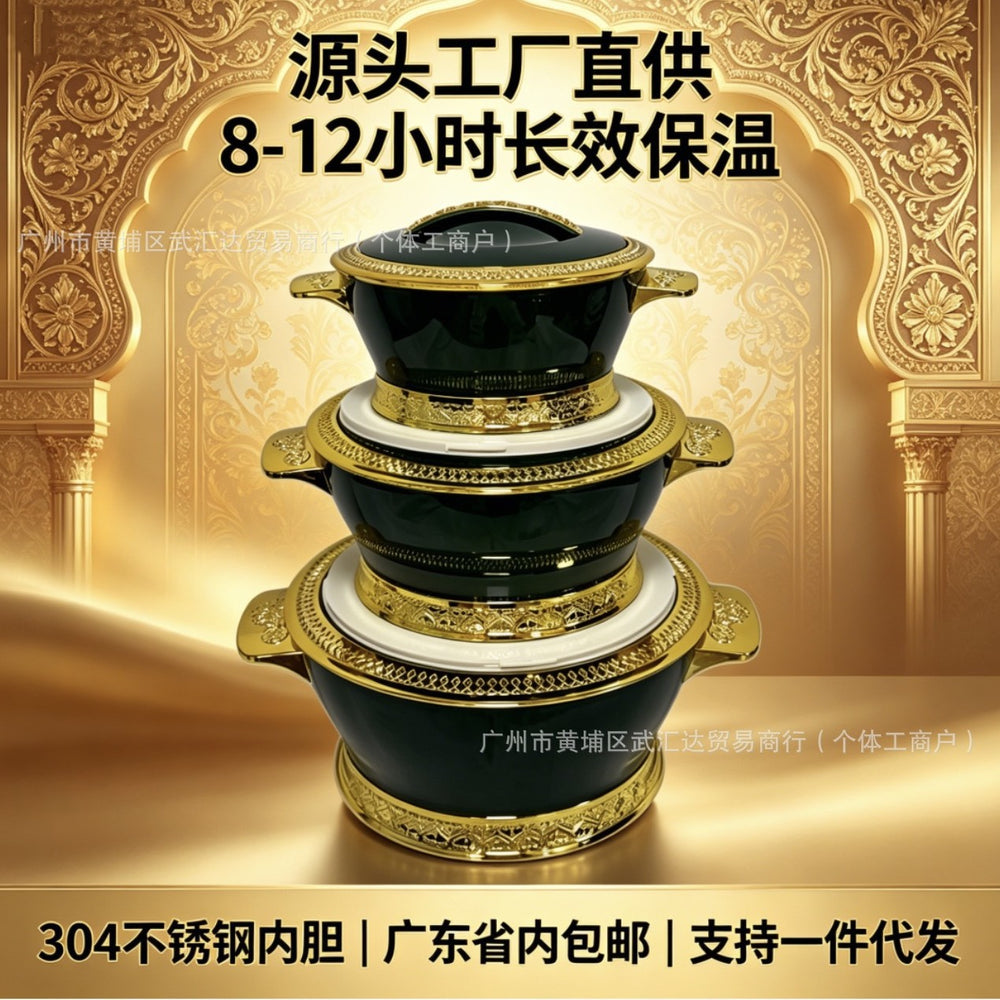 Export hot selling 3pcs thermal insulation box food warmer containe business portable thermal insulation box