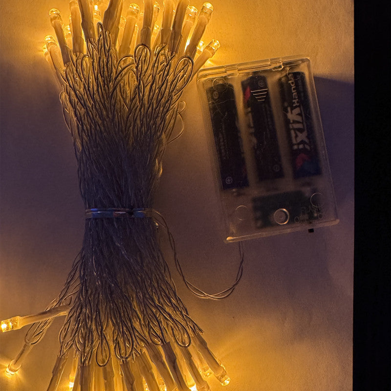 Creative Gypsy LED light string battery box colorful string lights wedding Christmas day outdoor LED decorative light string