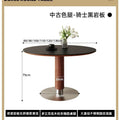 For homesmall apartment restaurant modern casual solid wood dining table via round table medieval travertine slate dining table and chair combination