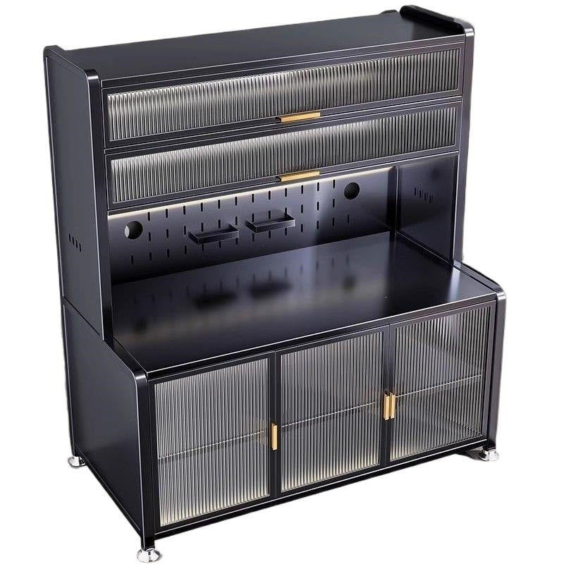Kitchen storage cabinet multi-functional floor-standing storage rack new balcony for home wall-mounted multi-layer storage cabinet