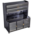 Kitchen storage cabinet multi-functional floor-standing storage rack new balcony for home wall-mounted multi-layer storage cabinet