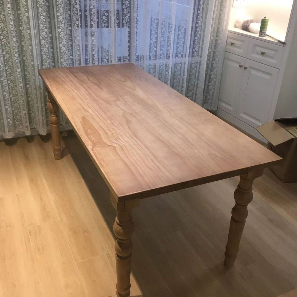 European dining table retro dining table and chair combination for home rectangular country american table solid wood french long table dining table