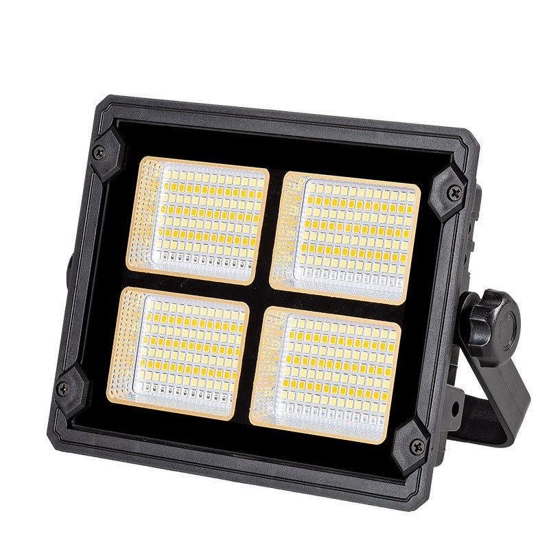 Cross-border high-power LED floodlight USB charging Outdoor construction site camping Solar floodlight Emergency lighting